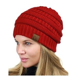 CC Winter Beanie Original Authentic Hat - Red